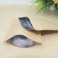 5 pcs Wholesale Aluminum Foil Resealable Brown Kraft Paper Bags for Food Ziplock Kraft Pouch